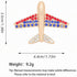 Rhinestone Creative Brooch Airplane Shape Brooches Elegant American Flag Pin Brooch for Women Gift...