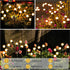 Lezonic Solar Swaying in Wind Firefly Lights,4 Pack Total 32LED Starburst Solar Garden Lights for Outside, Solar Fairy Lights Outdoor Waterproof f...