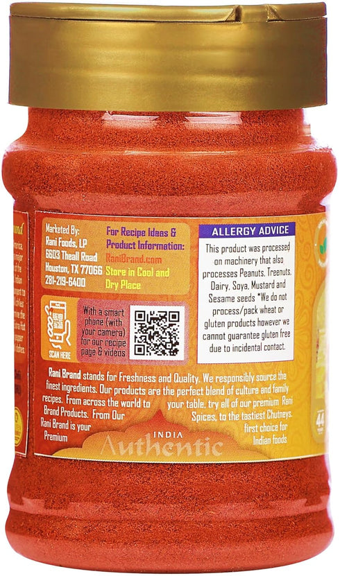 Rani Extra Hot Chilli Powder Indian Spice 3oz (85g) PET Jar ~ All Natural | Salt-Free | Vegan | No Colors | Gluten Friendly | NON-GMO | Kosher | I...