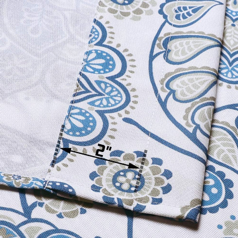 Kitchen Curtains 24 Inch Floral Tier Curtains Farmhouse Cafe Curtains Multicolor Floral Printed Small Window Curtains for Laundry Room Bathroom, R...