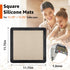 2Pcs Silicone Baking Mats for 12 Inch Cake Pan/12x12 Cheesecake Pan/Toaster Oven Air Fryer Liner, 11.75"Square Food Grade Silicone Mats for Baking...