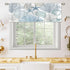 Ocean Beach Valances Kitchen Curtains Nautical Coastal Starfish Seashell Window Drapes Blue Sea Underwater Bedroom Bathroom Living Room Treatment ...