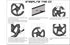Two 16'' x 1.5/1.75 R and One 12.5'' x 1.75/2.15 F Premium Explosion Proof Inner Tire Tube for All BOB Revolution & Stroller Strides - BOB Strolle...