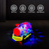 Music Train Toy with LED Light up for Kids - Colorful Moving Transparent Gears for Toddlers -Tummy Time Crawling Baby Toys -Ideal Gift for Boys Gi...