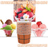 50 Pcs Basketball Paper Ice Cream Cups Basketball Party Treat Snacks Bowls Cute Basketball Birthday Party Supplies Dessert Food Containers For Sou...