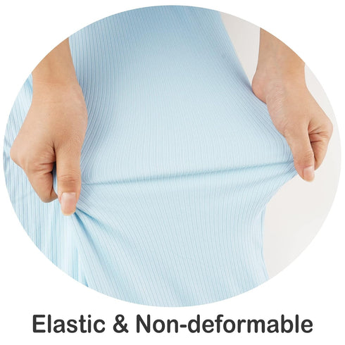 Viviland Jersey Swaddle Blanket, Ultra Soft Stretchy Receiving Blanket, Baby Boy Newborn Swaddle Wrap, 40 x 30 inches, 2 Pcs, Elephant...