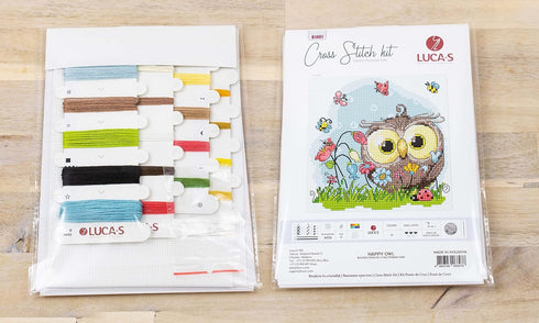 Cross Stitch Kit Luca-S - Happy Owl B1401...
