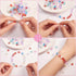 UR URLIFEHALL 100 Pcs Mixed Color Spray Painted Glass Star Beads for Earring Bracelet Necklace Jewelry DIY Craft Making...