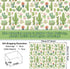 12 Sheets 28 * 20 Inches Succulents Wrapping Paper Watercolor Green Succulents Gift Wrap Paper for Birthday Wedding Baby Shower DIY Craft...