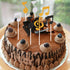 72 Pieces Glitter Music Notes Cupcake Toppers Cake Toppers Picks for Food Fruit and Birthday Party Decoration (Gold, Black, Silver)...