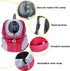 Fhiny Dog Carrier Backpack, Comfortable Doggy Front Backpack Pet Puppy Carrier Travel Pack with Breathable Head Out Design and Padded Shoulder for...