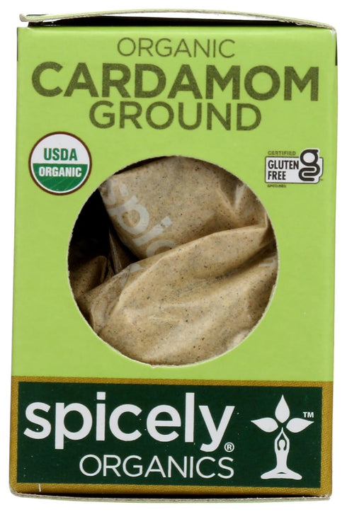 Spicely Organics Cardamom Powder 0.40 Ounce ecoBox Certified Gluten-Free...