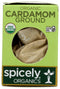 Spicely Organics Cardamom Powder 0.40 Ounce ecoBox Certified Gluten-Free...