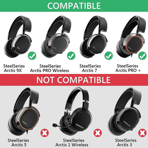 Arctis 7 Headband Replacement Fabric Headband Top Pad Cushion Compatible with SteelSeries Arctis 7 / Arctis 9X / Arctis pro Lossless Wireless Gami...