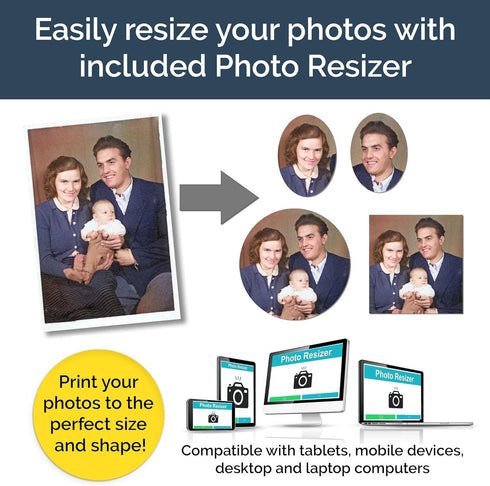 Wedding Boutonniere Photo Charm Bouquet Pin Lapel Mother of the Bride Groom with Photo Resizing Software...