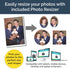 Wedding Boutonniere Photo Charm Bouquet Pin Lapel Mother of the Bride Groom with Photo Resizing Software...