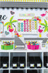 Schoolgirl Style Simply Stylish Tropical 92-Piece Calendar Bulletin Board Set for Classroom, Monthly Wall Calendar with Numbers, Birthdays and Mor...