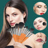 DUAIU Makeup Brushes Set 12Pcs Professional Makeup Brush Set Premium Synthetic Foundation Blending Face Powder Blush Concealers Eye Shadows Make U...