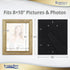 Icona Bay 8x10 Gold Picture Frame, French Baroque Style Photo Frame 8 x 10, Wall Mount or Table Top, Regency Collection...