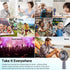 Holiday Mini Handheld Fan, USB Desk Fan Small Personal Portable Hand Fan Table Fan with Rechargeable Battery Operated Cooling Electric Fan 3-6H Wo...