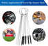 4 PCS Torch Tip Cleaner Set, Welding Torch Tip Cleaner with Drill Bit Torch Tip Cleaner Set for Carbon Carburetor Jet Cleaner with 10 Cleaning Nee...