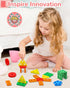 Montessori Toys for 1 2 3 Year Old Boy Girl, Toys for Ages 2-4 0-2 Toddlers Kids Baby, 1 2 Year Old Boy Girl Birthday Gifts, Wooden Learning Puzzl...