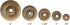 Wood Wheels - 12 Pack with Free Axle Pegs - Made in USA (2" Diameter)...