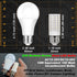 12 Volt 24V Low Voltage E26 Medium Screw Base LED Bulbs 6000K Daylight White 10W Equivalent 100 Watt Bulb AC12-36V/DC10-48V for RV Camper Landscap...