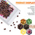 100 Pieces Resealable Mylar Bags, Small Holographic Packaging Bags, Smell Proof Mylar Bags for Food Storage/Jewelry/Eyelash for Small Business (Wh...