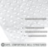 Yimobra Non Slip Bathtub Mat 40 x 16 Inch, Extra Long Shower Mat with Drain Holes, Machine Washable Baby Bath Mats, Strong Suction Cups for Bathro...