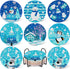 DOTSOPS 8 Pcs Christmas snowman Diamond Painting Coasters Kits with Holder - DIY Diamond Art Coaster - Non Slip Coaster for Adults Diamond Paintin...