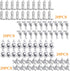 80pcs Antique Silver Western Cowboy Theme Charms Vintage Alloy Mixed Western Horse Boot Gun Pendants Charms for DIY Bracelet Necklace Earrings Jew...