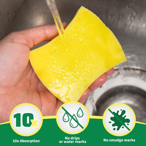 Heavy Duty Scrub Sponges 24 Pack, Double-side Design, Long-lasting Kitchen Sponges, High Density Dish Sponge....