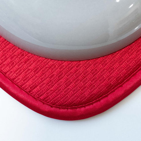 Absorbent, Reversible Microfiber Dish Drying Mat for Kitchen, 16 Inch x 18 Inch, Red...