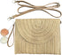 monochef Straw Purse Bag for Women: Vacation Beach Essentials Handbags Shoulder Woven Crossbody Bags Rattan Clutch Purses Summer Wicker Handmade E...
