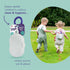doddl Toddler Travel Utensil Case, Fits Toddler Fork, Spoon and Knife Sets, Clips to Bags & Strollers, Travel Essentials, Dishwasher Safe (Case On...