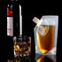 Rum runners for cruise Concealable and Reusable cruise sneak flask Liquor Pouches flask kit Sneak Alcohol Plastic flask hide drinking flask kit (8...