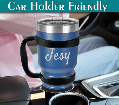 Personalized Ringneck Tumbler 30 oz with Straw, Customized Vacuum Insulated Tumbler with Custom Name Text Engraved in USA – Birthday, Wedding, Ann...