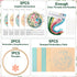 Yinder 5 Sets Floral Embroidery Kit for Beginners Embroidery Starter Kit with Patterns and Instructions Include Embroidery Hoop Threads Needles St...