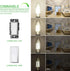 winshine E12 Candelabra LED Bulbs Dimmable 4000K Daylight 60W Equivalent,Type B Light Bulb for Chandelier, C35 Ceiling Fan Light Bulb Clear Glass,...