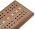 Sterling Games Wooden Cribbage 12 inch Double Track Cribbage Board with Rich Italian Inlaid 2 Players...