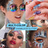 Holographic Body Glitter Gel for Face, Body, Nail, Super Long Lasting Waterproof Quick Dry Liquid Chunky Glitter Eyeshadow for Rave Festival Party...