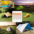 Spiral Plastic Tent Stakes 15 Pack - 10 Inch Heavy Duty Beach Tent Pegs Canopy Stakes - Essential Gear for Camping, Backpacking, Gardening and Mor...