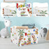 Clastyle Reading Corner School Classroom Book Basket with Handle 36L Large Monkey Book Tree Shelf Basket for Kid Room Nursery Collapsible Rectangl...