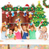 Christmas Bulletin Board Set Christmas Tree Fireplace Bulletin Board Decorations XMAS Holiday Board Classroom Decoration Cutouts for Calendars Bul...