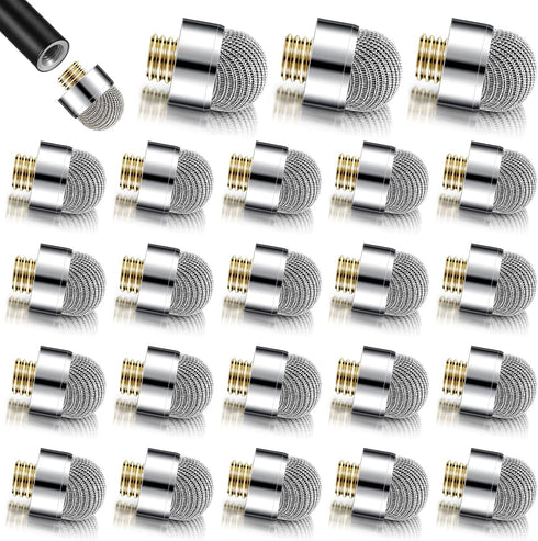 24 Pieces 0.30 Inch (Dia) Stylus Replacement Fiber Tip Compatible with MEKO and Bargains Dept 0.3-inch Tip Series Stylus......