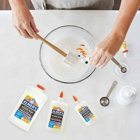 Elmer's White PVA Glue | 225 mL | Washable and Kid Friendly | Great for Making Slime and Crafting...