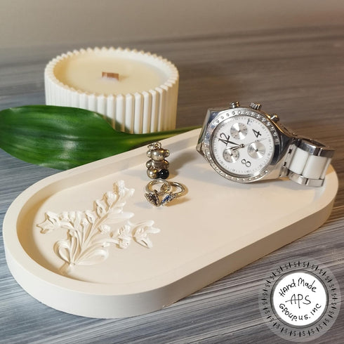 Candle for home,Aroma Candle in a Plaster Candlestick,Cozy Home Candles, Wooden Wick,Soy & Coconut Blend, Handcrafted Aromatic Candle in a Cement ...