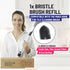 Replacement Bristle Brush Head Scrubber Refill for Extendable Tub Tile Shower Scrubber for Cleaning Non-Scratch (1x Bristle Brush Gray)...