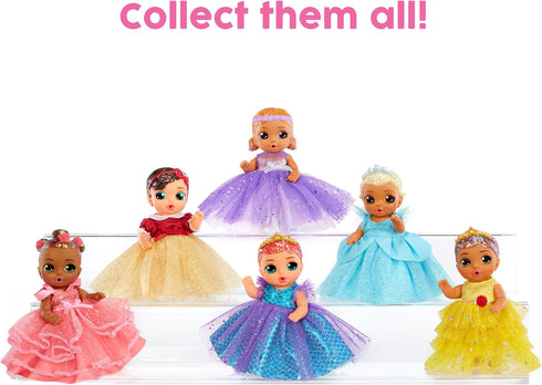 Baby Born Surprise Small Dolls Series 9 - Unwrap Surprise Collectible Baby Doll with 3 Water Surprises, Princess-Themed Dress, Color Change Diaper...